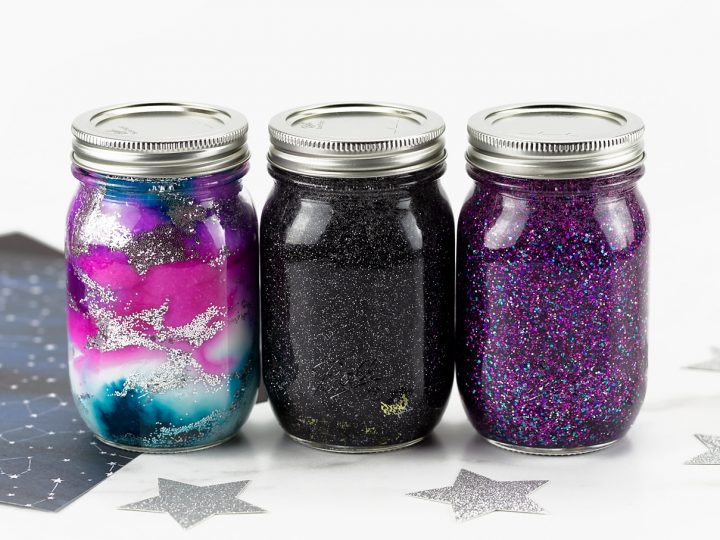 Galaxy Glitter Jars