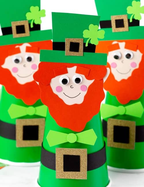 Paper Cup Leprechaun Craft