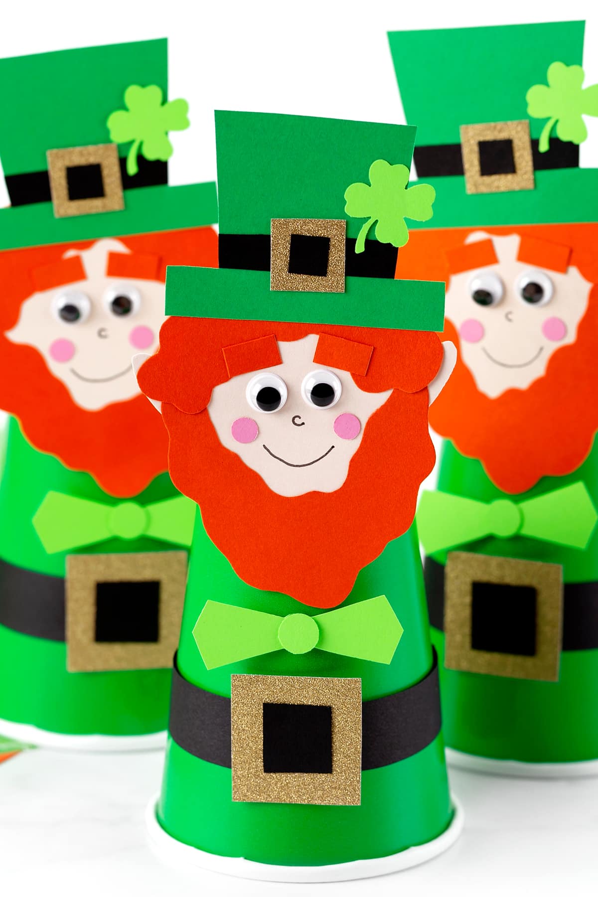 Paper Cup Leprechaun Craft