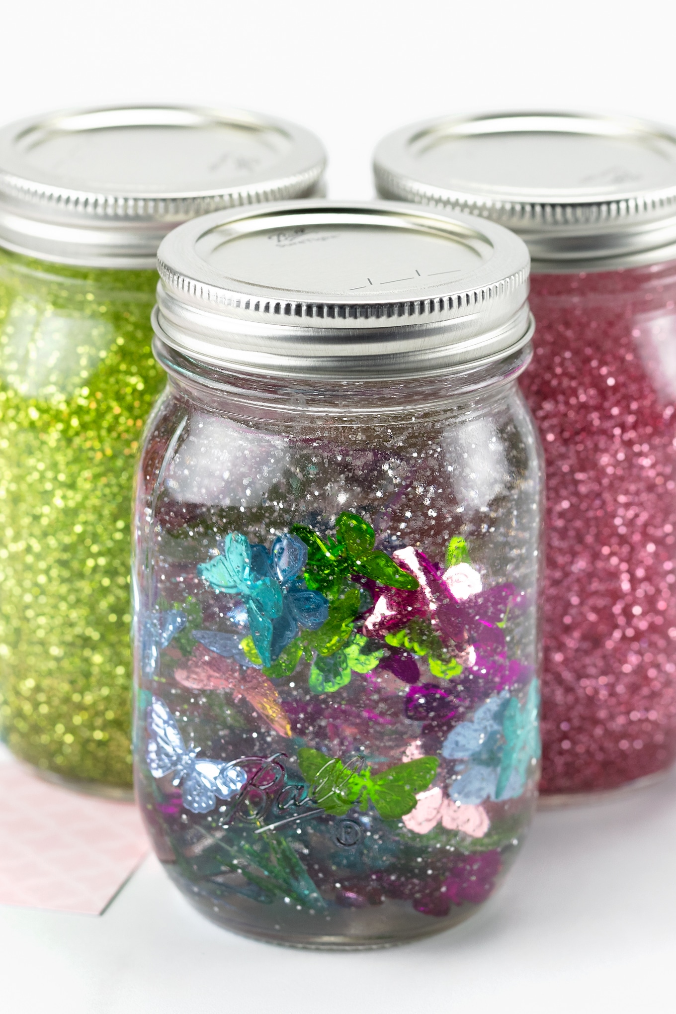  Make a Glittery Jar Vase Video