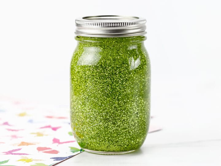 Spring Glitter Jars