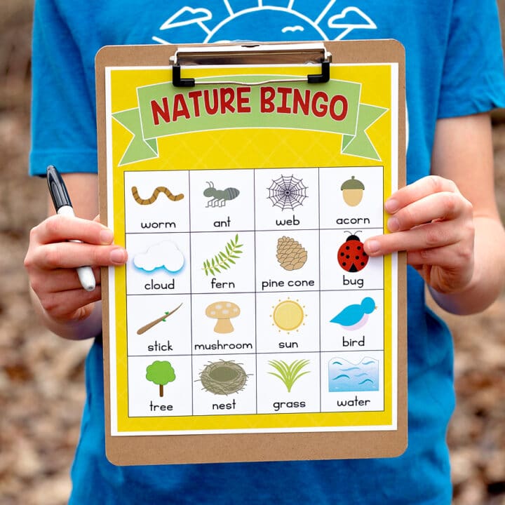 Neighborhood walk bingo printable cards