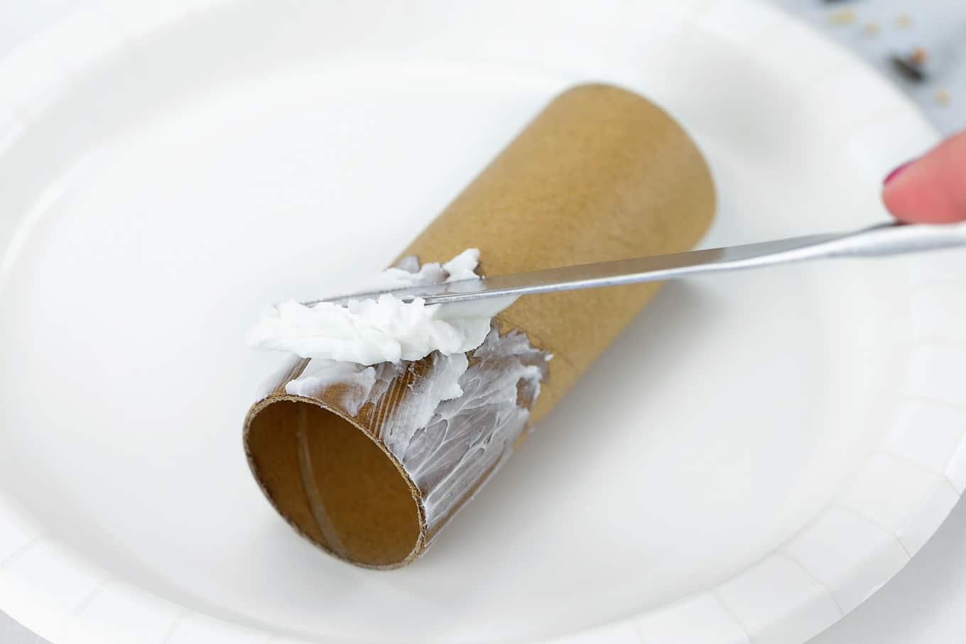 DIY Bird Feeder With Vegetable Shortening In Process DIY Bird Feeder With Vegetable Shortening In Process