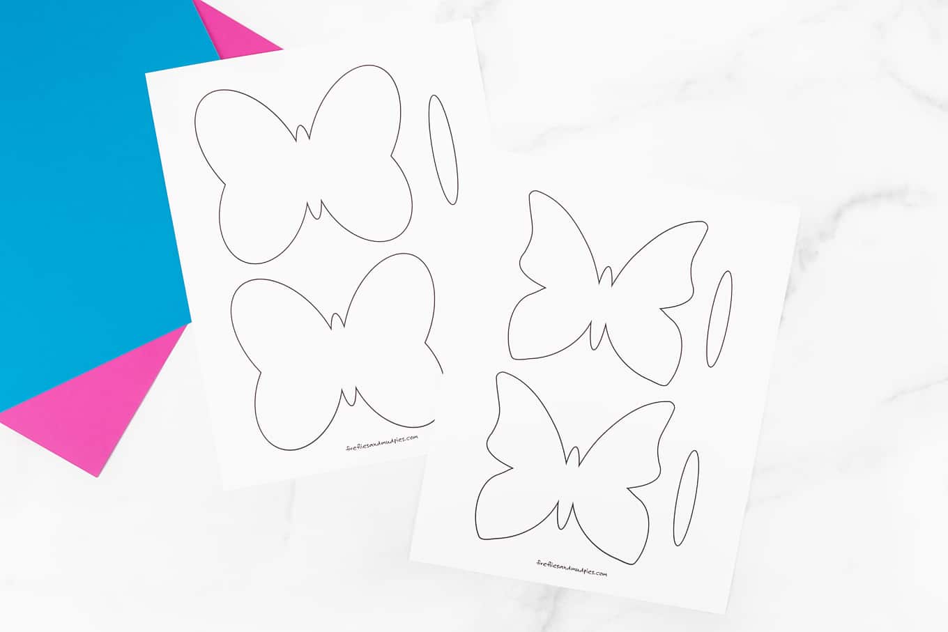 Free Printable Butterfly Template Free Printable Butterfly Template