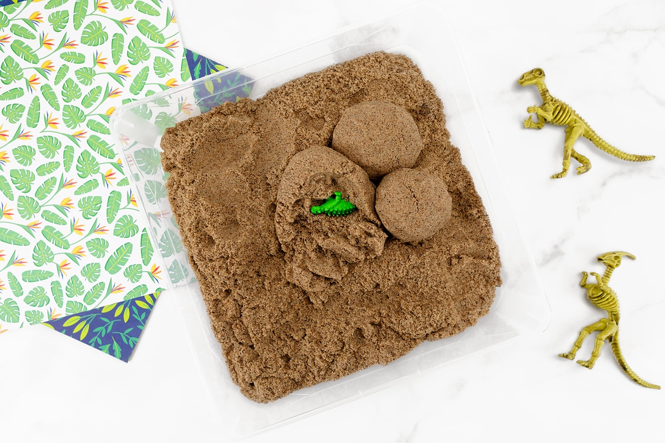 DIY Dinosaur Eggs Sensory Bin DIY Dinosaur Eggs Sensory Bin
