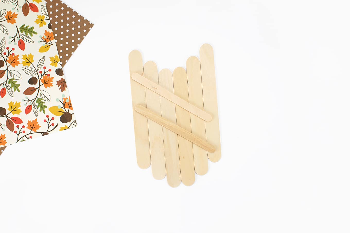 Popsicle Stick Acorn Craft In Process Popsicle Stick Acorn Craft In Process