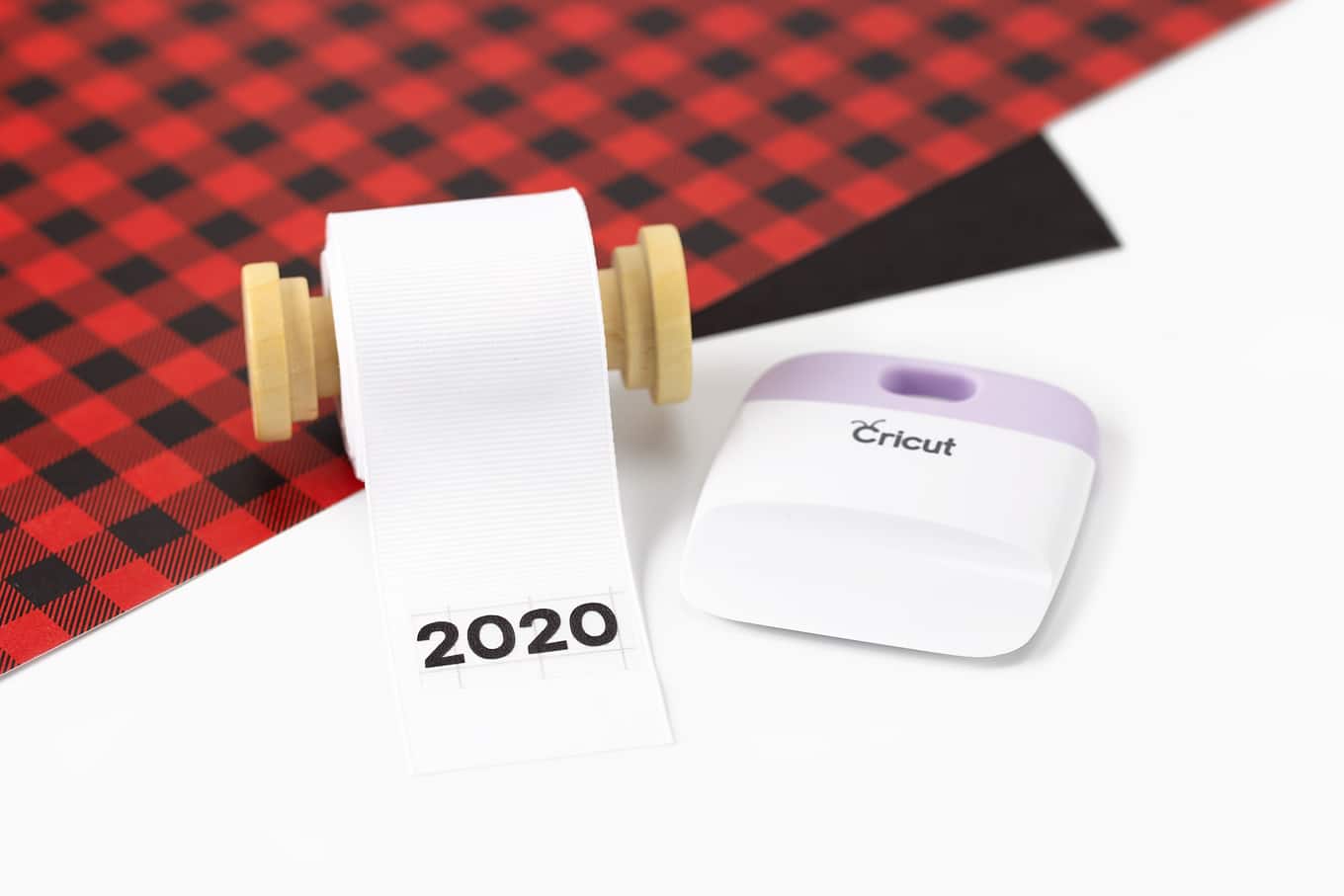 Cricut Transfer on Grosgrain Ribbon