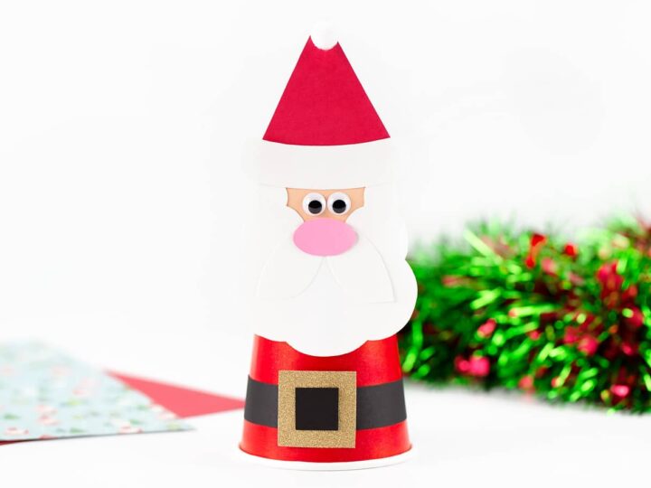 Paper Cup Santa Craft