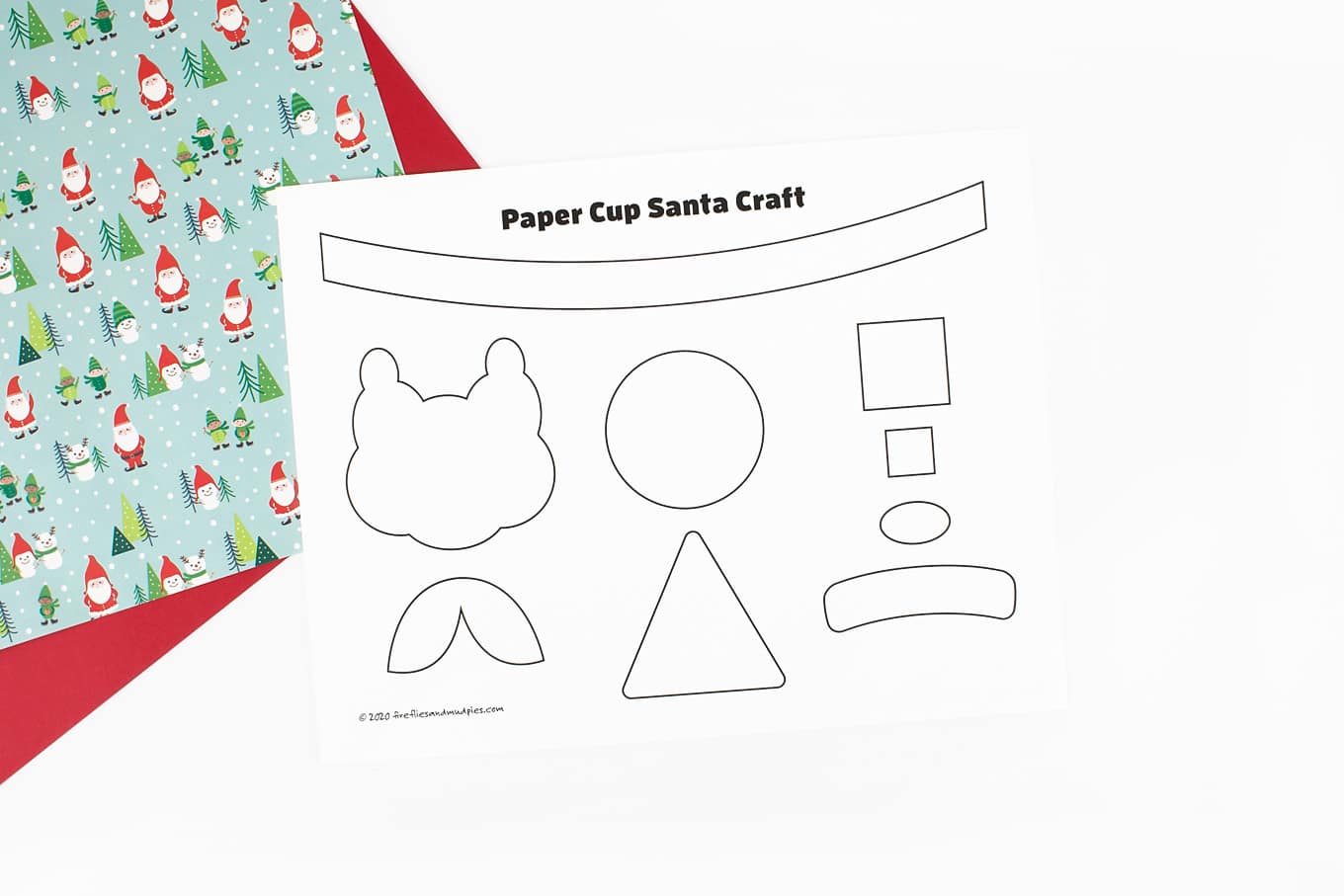 Santa Craft Template Santa Craft Template