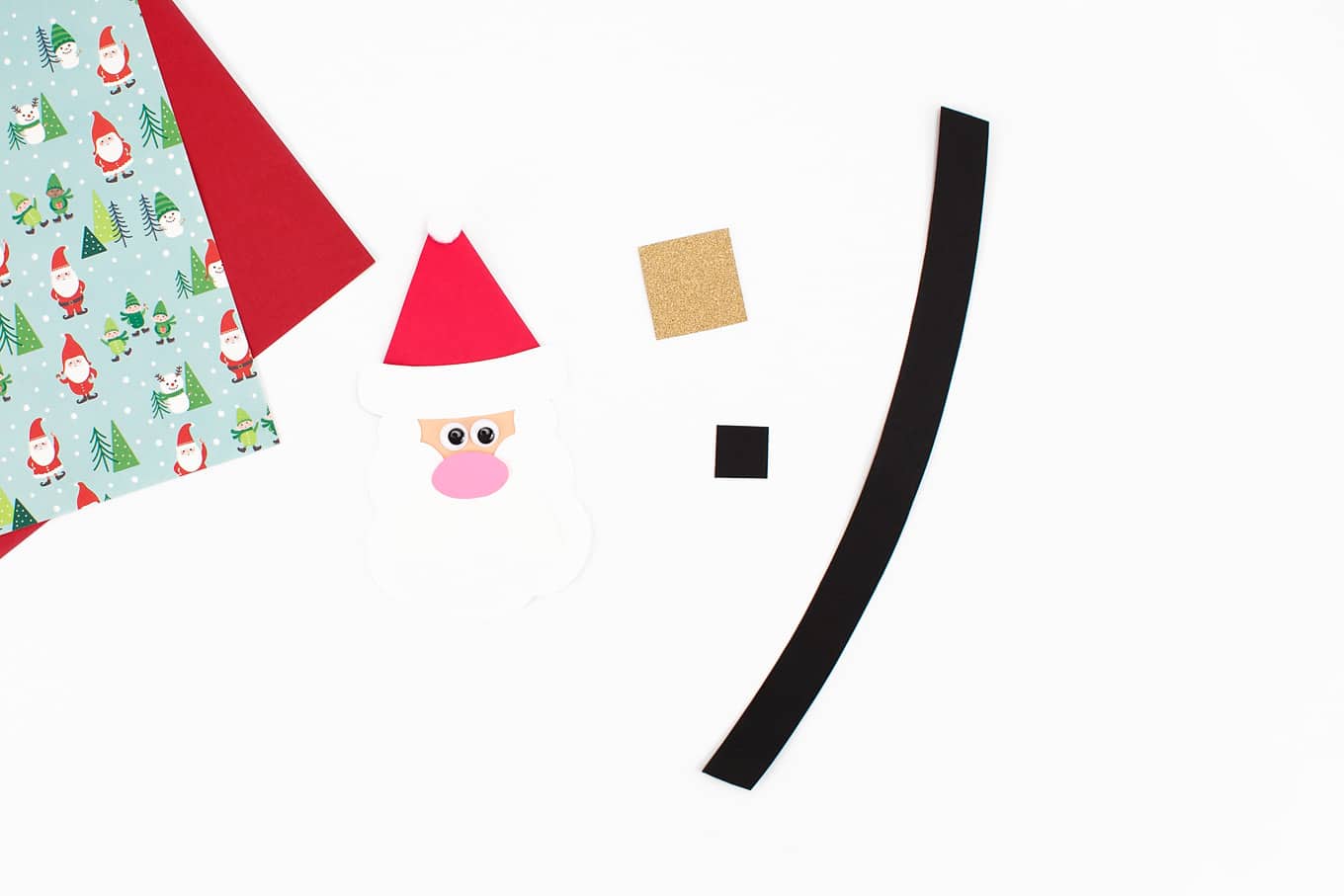 Assembling Easy Santa Craft Assembling Easy Santa Craft