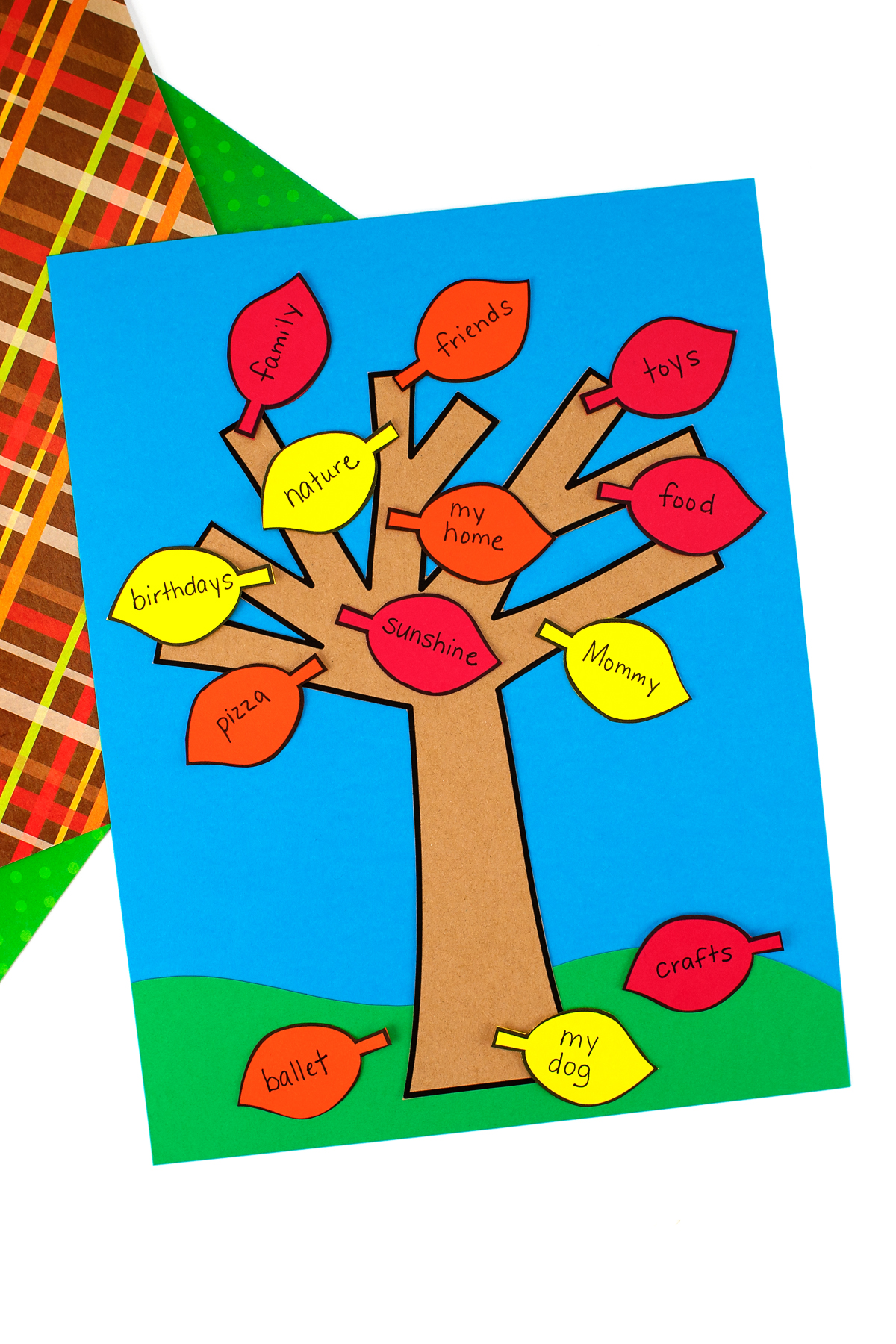 Gratitude Tree Craft for Kids