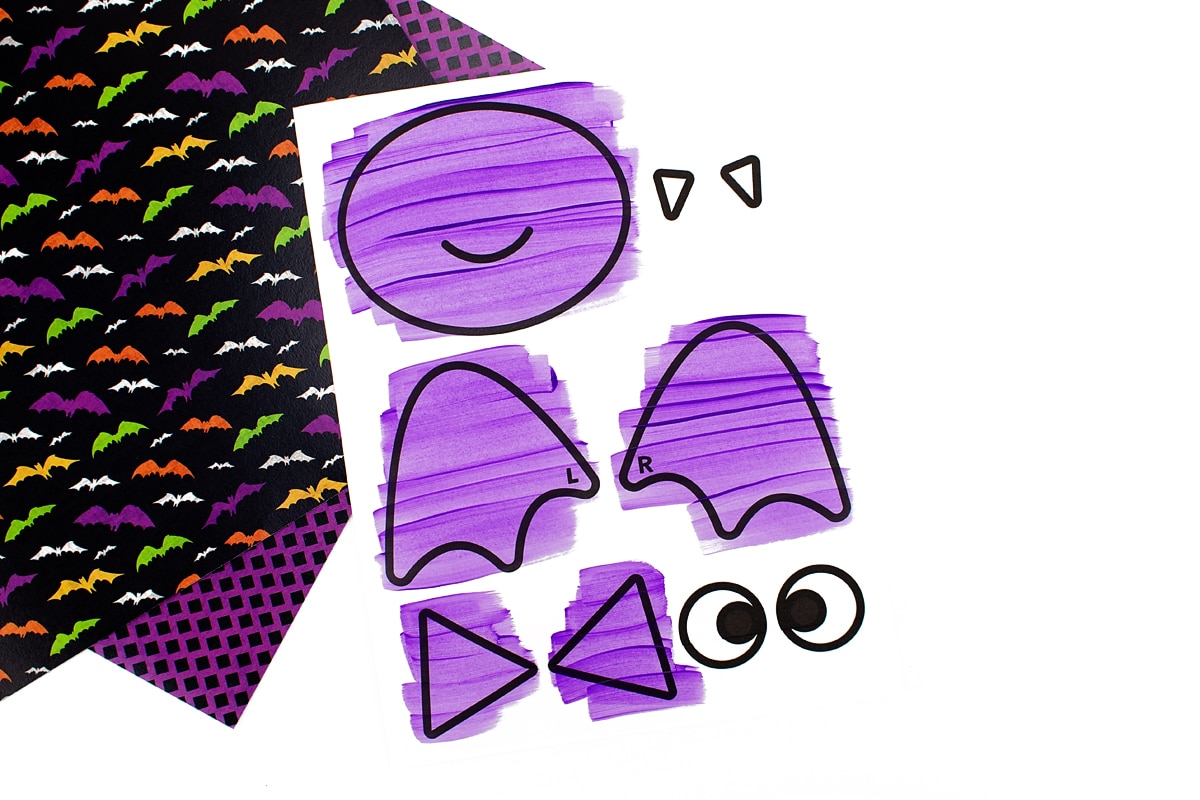 Painted Bat Craft for Preschool