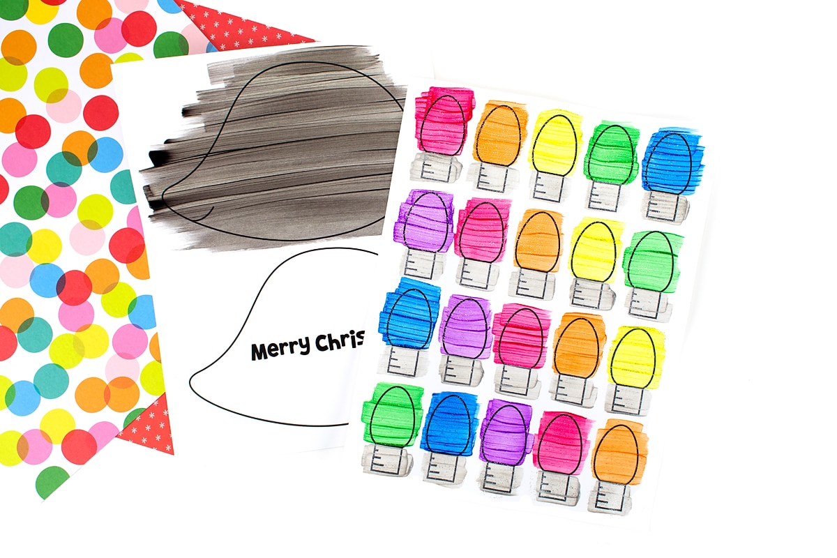 Invite your child to paint the template.