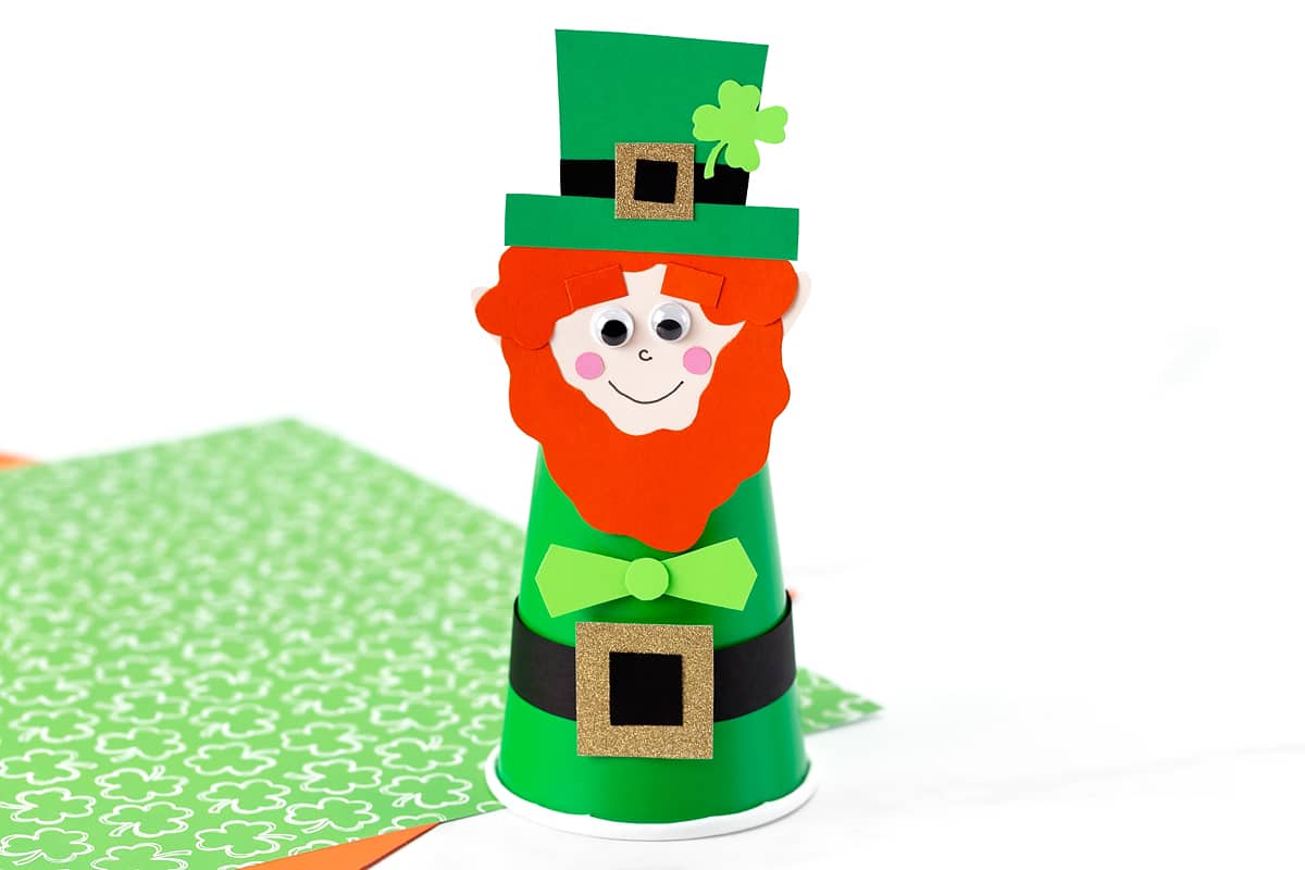 Paper Cup Leprechaun Craft