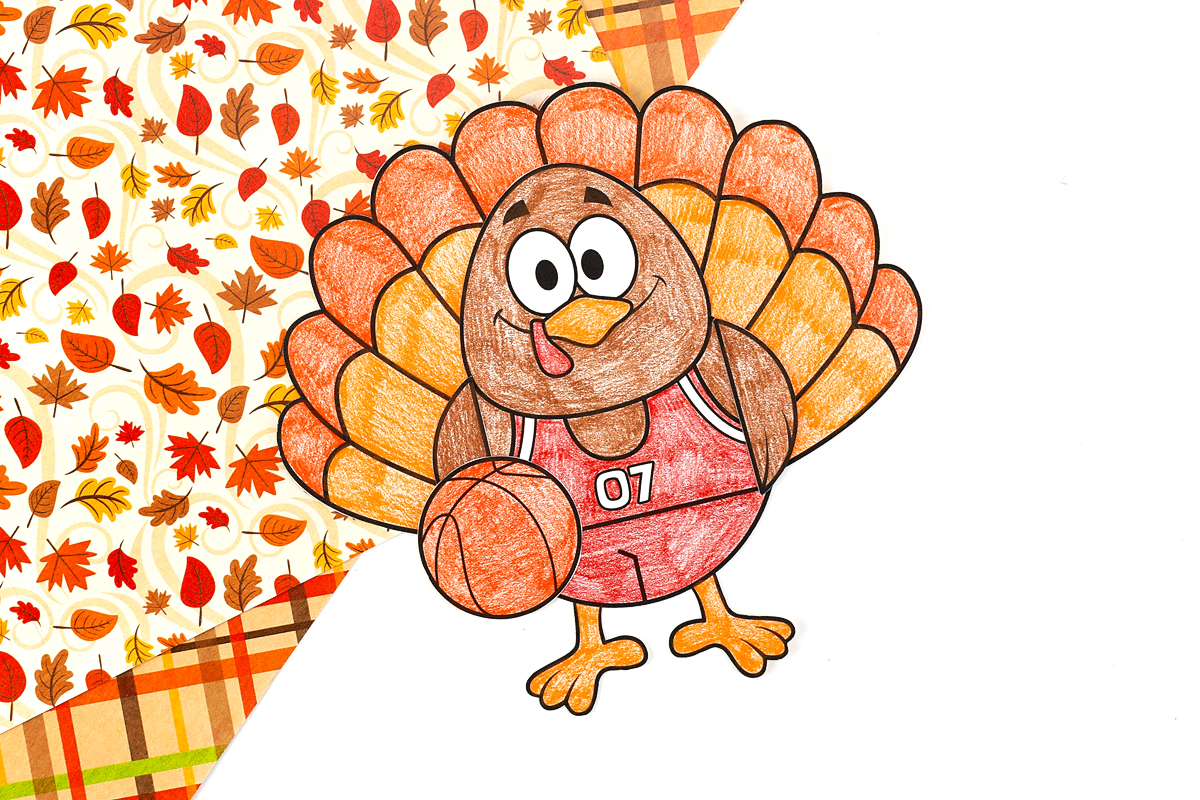 Athlete turkey disguise for kids.