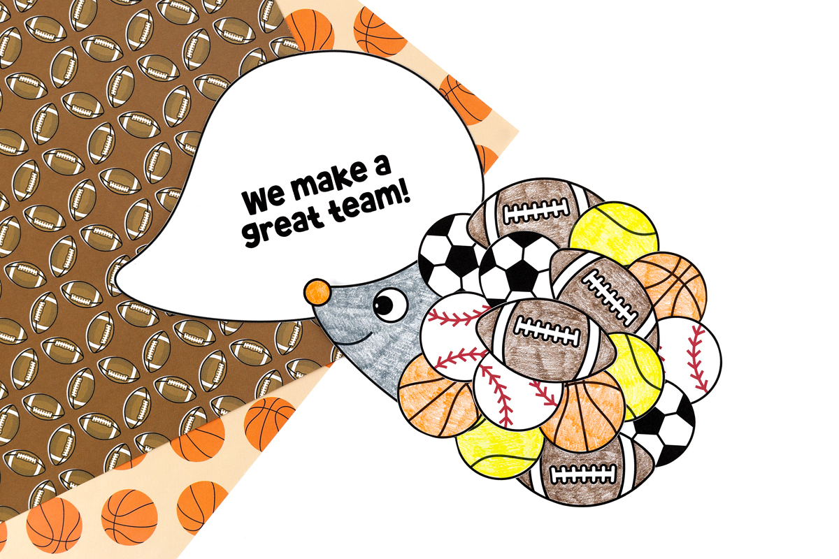 We make a great team valentine for kids.