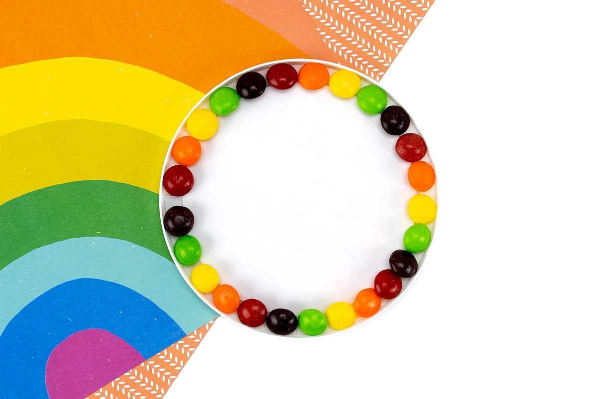 Step 1 of the Skittles Experiment.