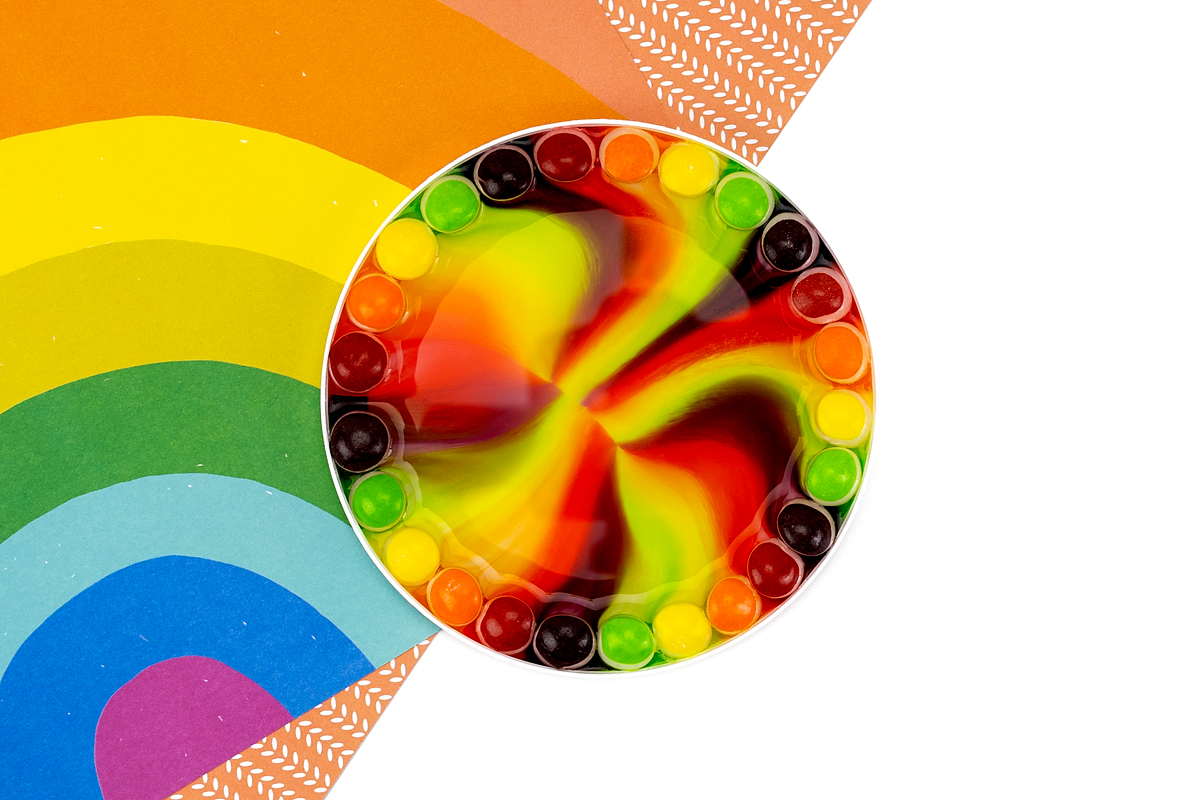 Step 3 of the Skittles Experiment.
