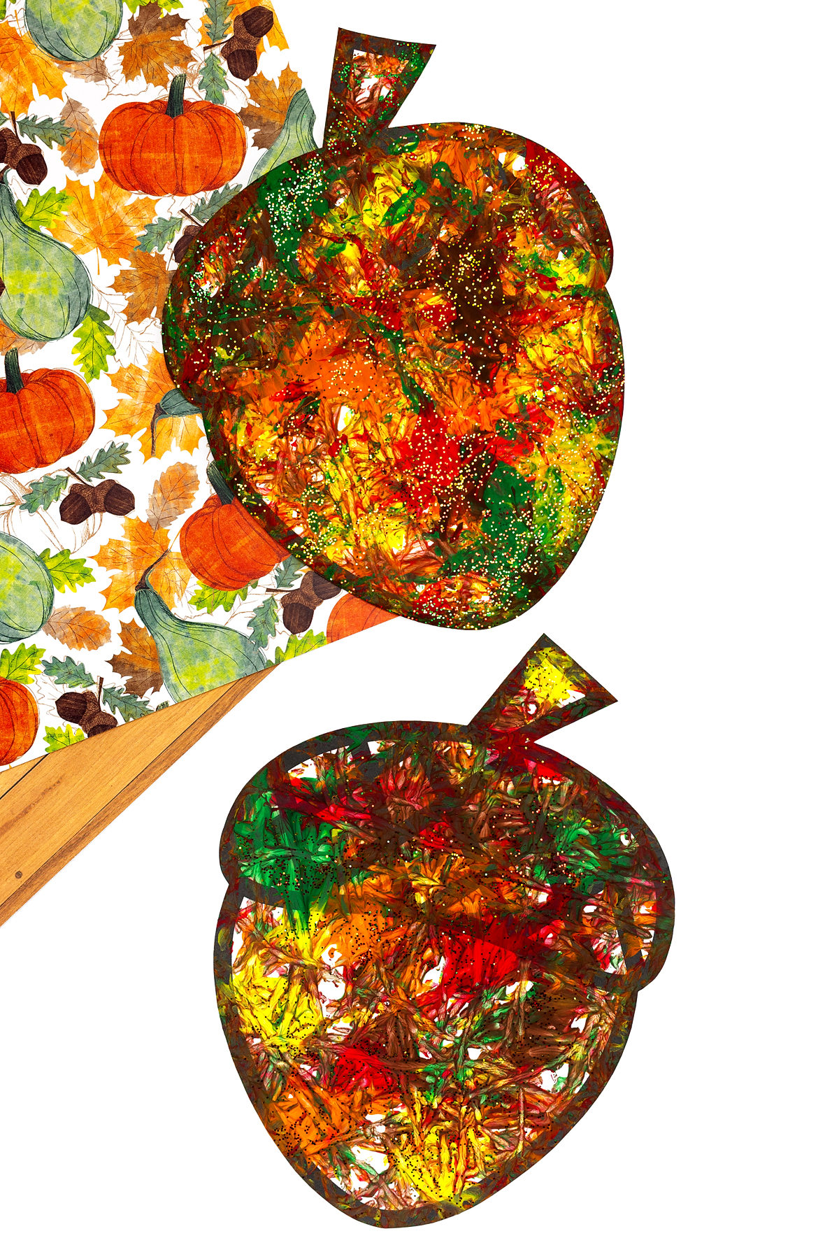 Finished product for acorn painting.