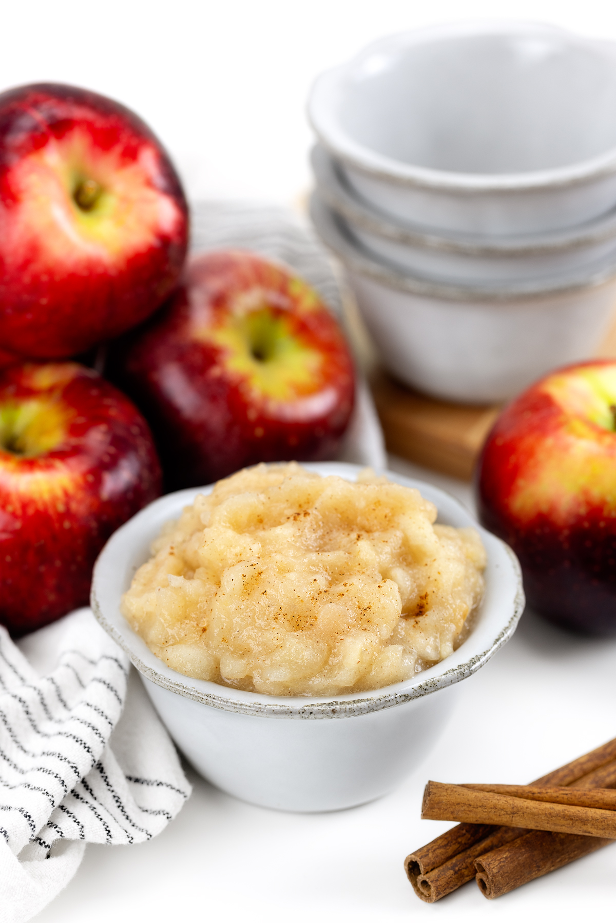 Homemade unsweetened applesauce recipe.