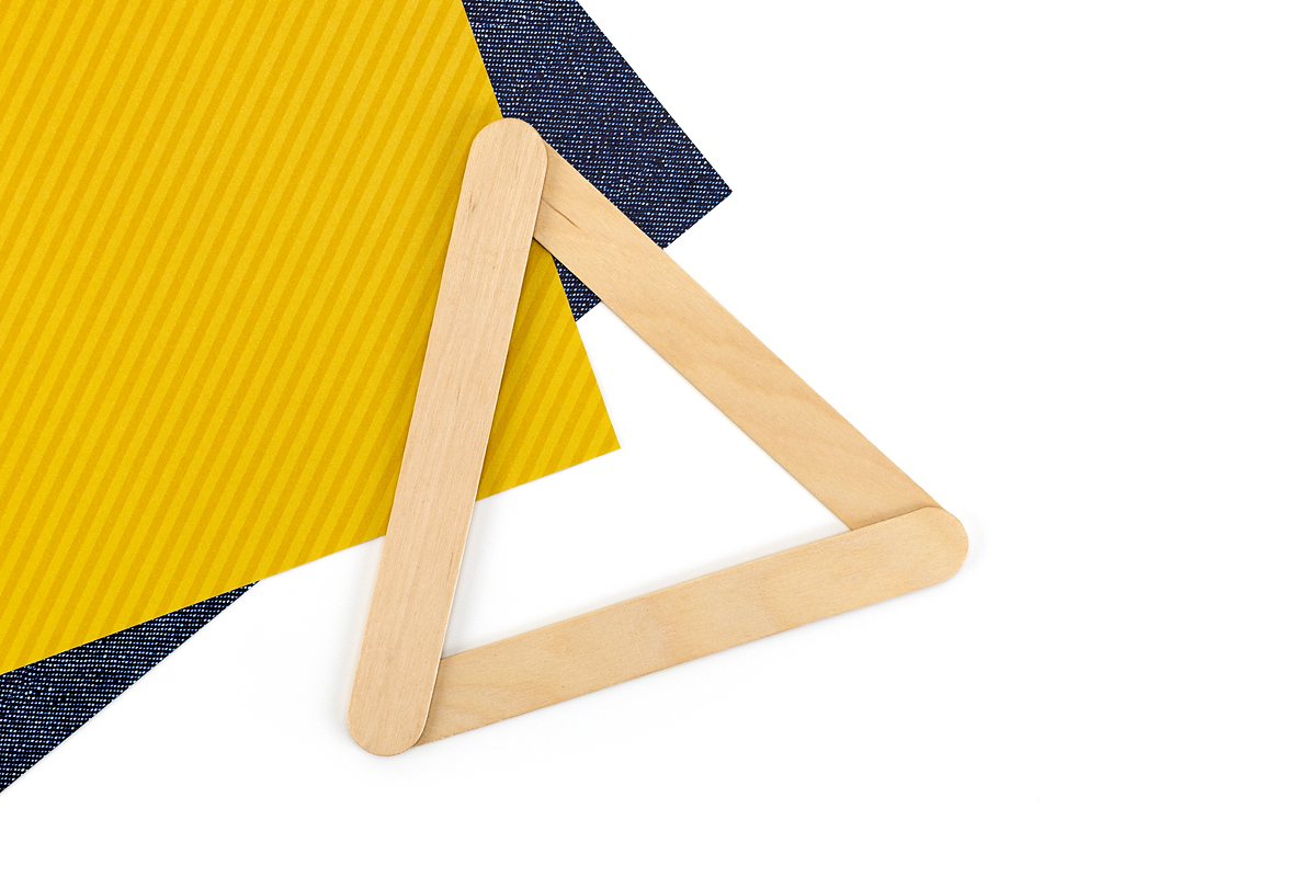 Popsicle stick turkey base.