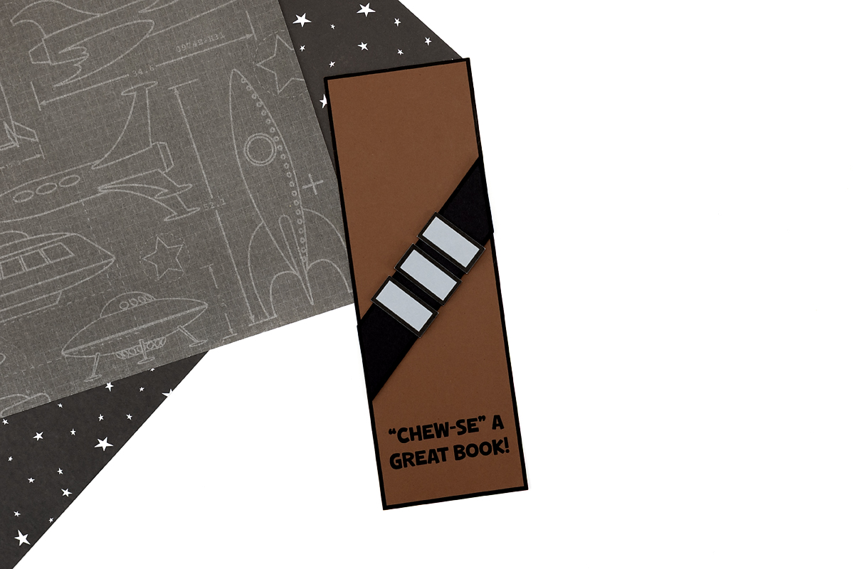 Building the bookmark base with strap and body pieces.