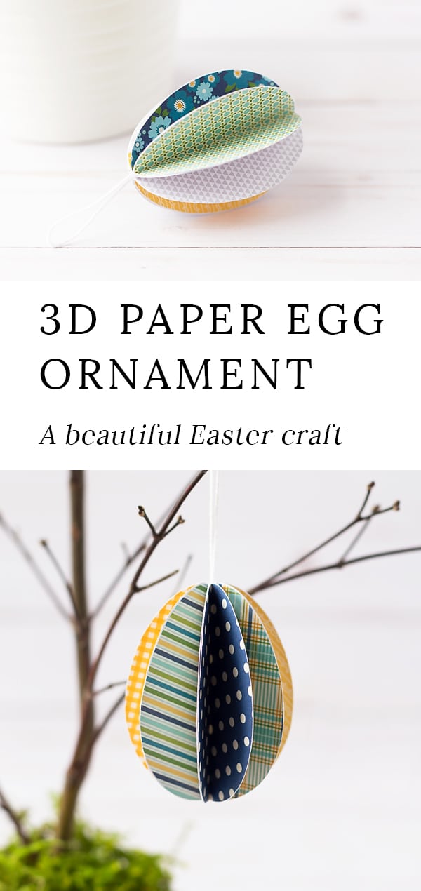 These darling Easter Egg Ornaments are perfect for Easter! Whether kids are learning about Easter, eggs, or simply enjoying a spring activity at home, this easy Easter craft is fun to make.