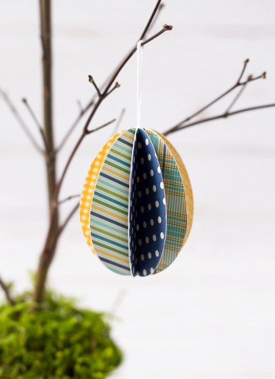 3D Paper Eggs Ornaments