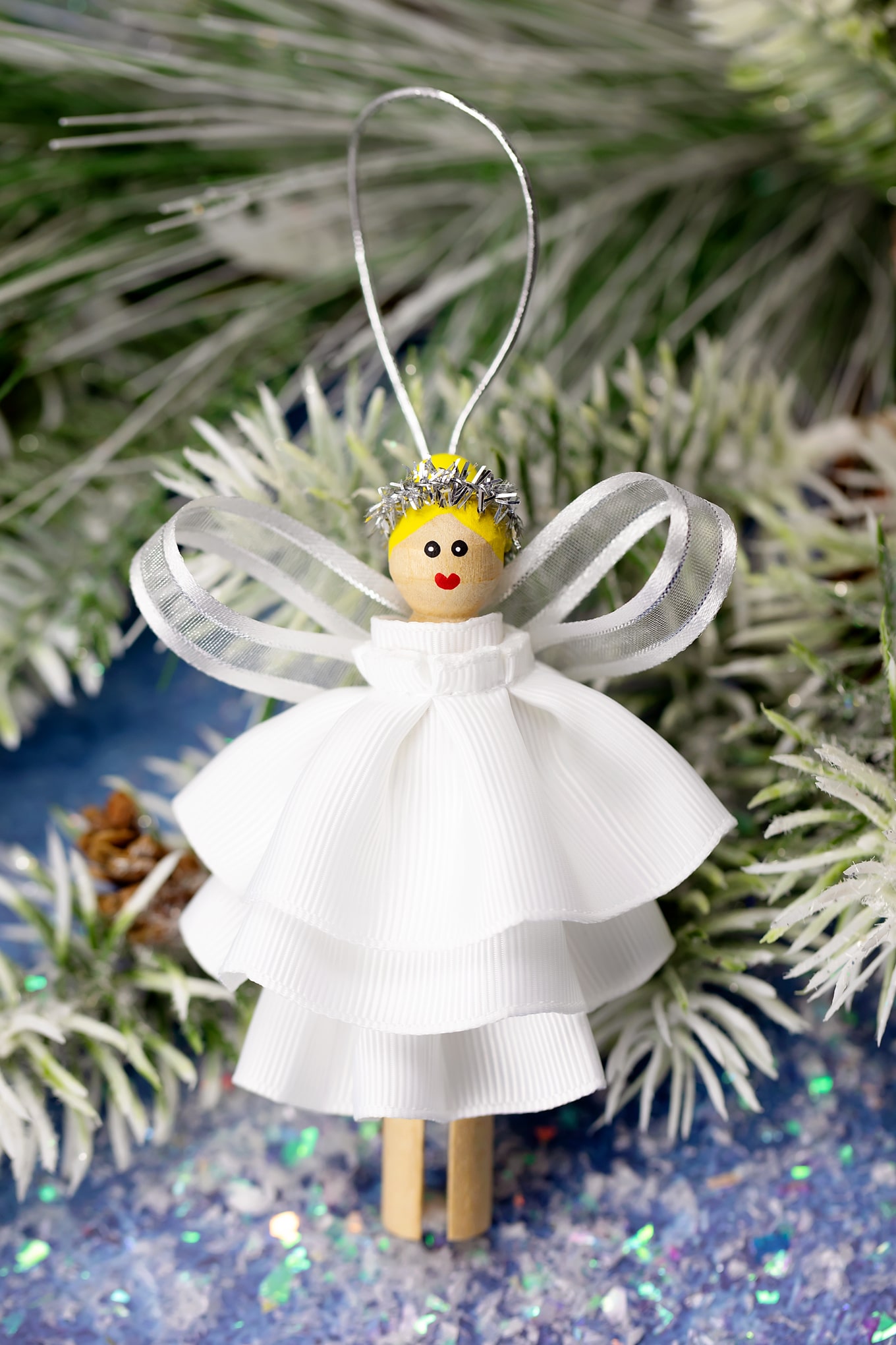 How To Make A Christmas Angel Ornament Fireflies And Mud Pies