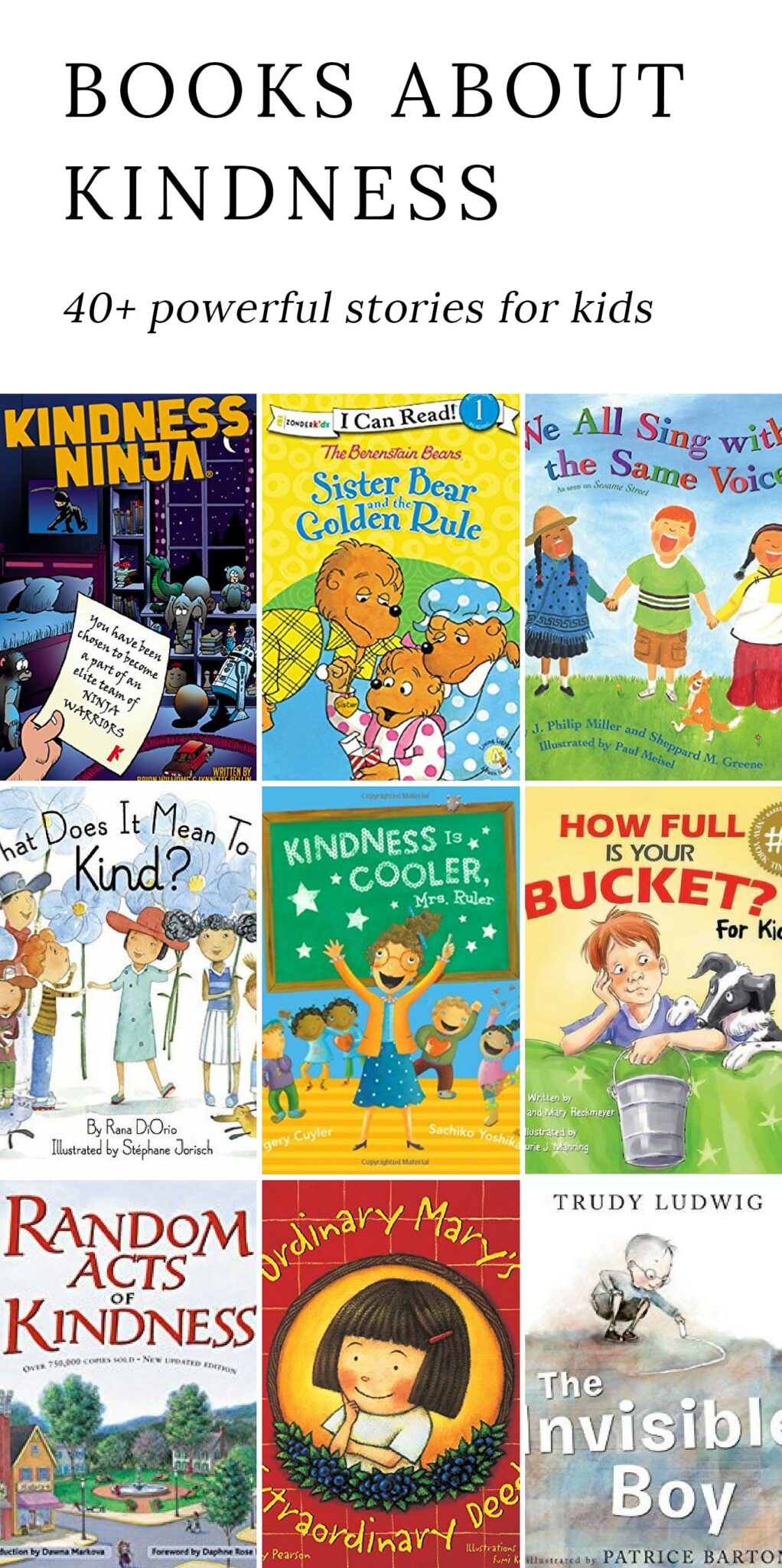 Discover 40+ powerful books for kids that encourage kindness, strengthen relationships, and do their part to make the world a happier place.