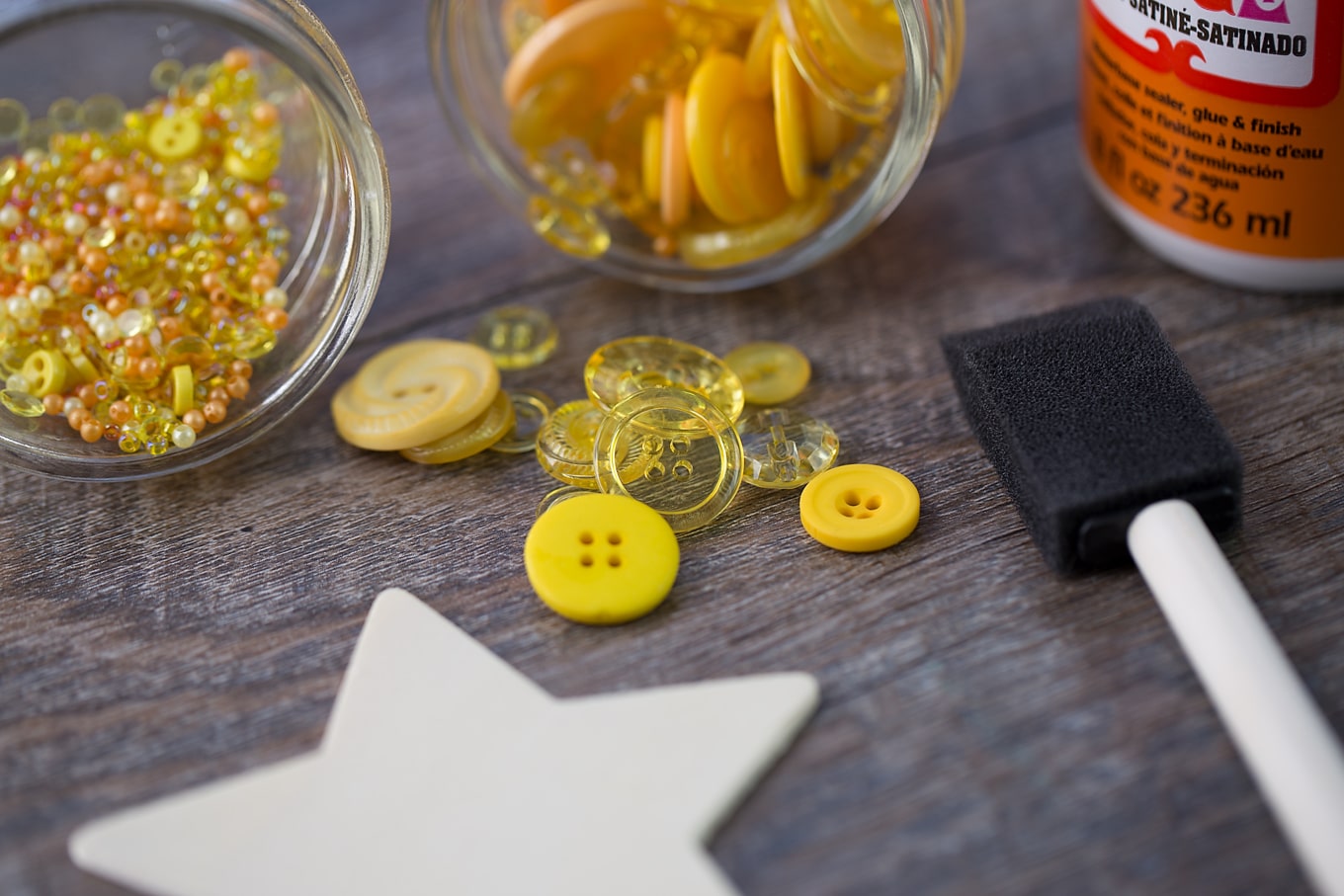 Supplies Needed for Button Star Ornament Supplies Needed for Button Star Ornament