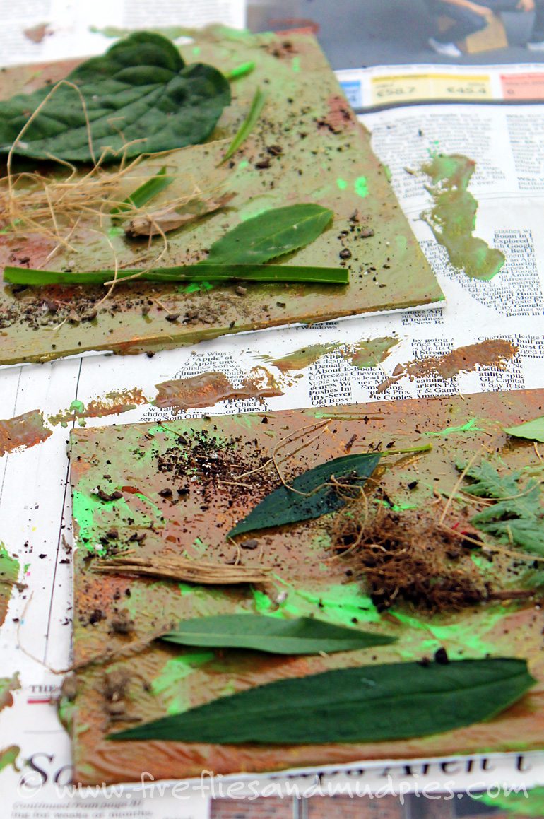 Camo Art with Kids | Fireflies and Mud Pies