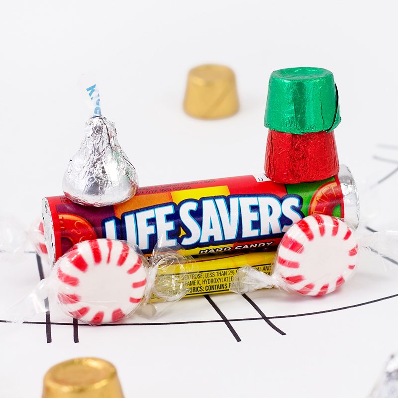 Candy Train Ornament