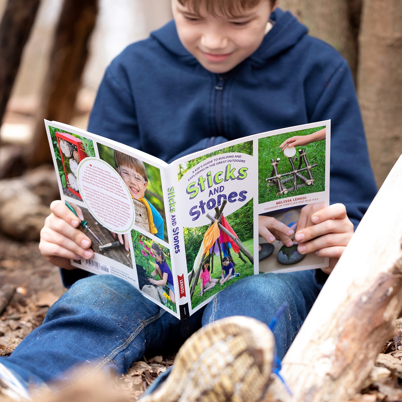 Child Reading Sticks and Stones by Melissa Lennig Child Reading Sticks and Stones by Melissa Lennig.