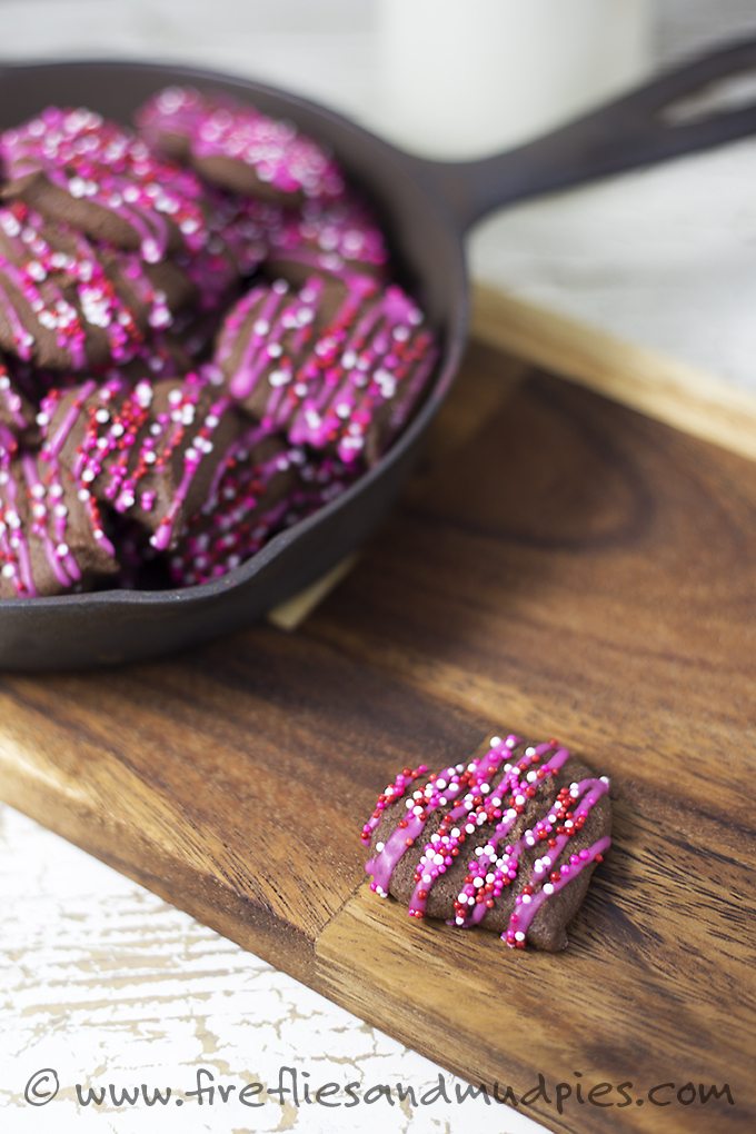 Chocolate Spritz Cookies | Valentine's Day
