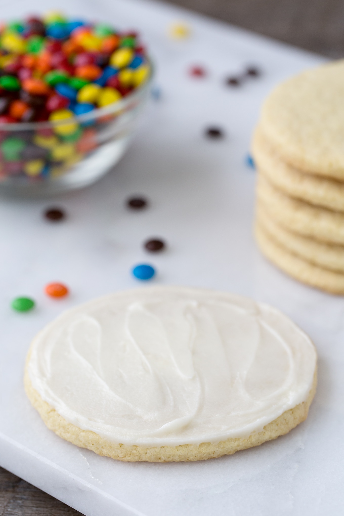Sour Cream Cookie with Creamy Homemade Buttercream Frosting Sour Cream Cookie with Creamy Homemade Buttercream Frosting