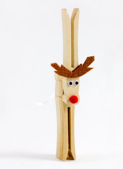 Clothespin Reindeer