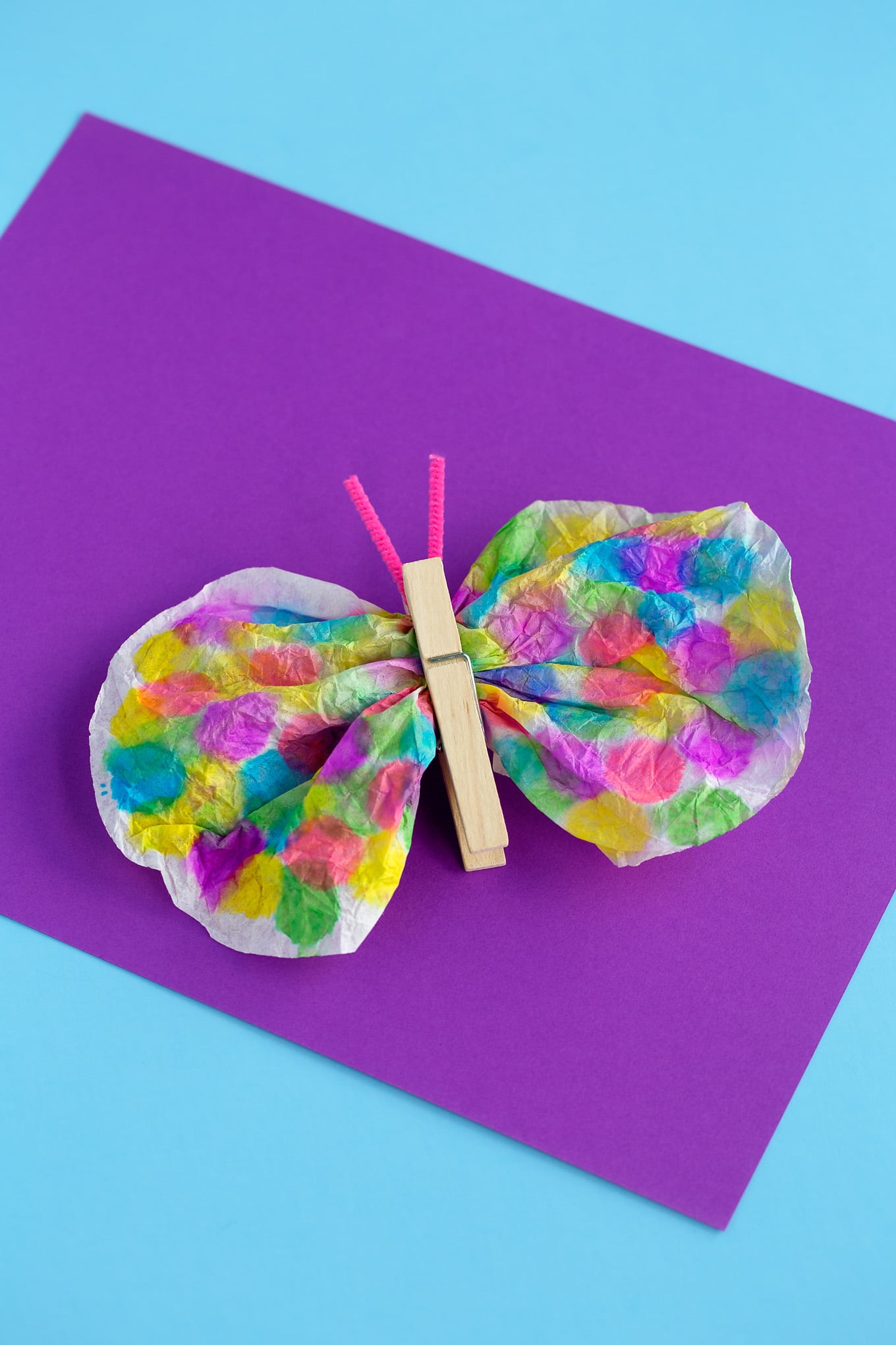 How to Make a Classic Coffee Filter Butterfly Craft