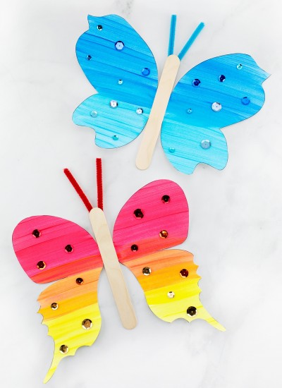 Colorful Fluttering Butterfly Craft