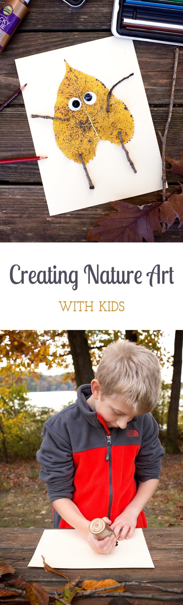 Fall is the perfect season for enjoying nature, playing outside, and creating Nature Art with your family. This activity is fun for kids of all ages!