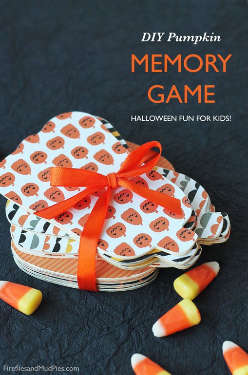 DIY Pumpkin Memory Game for Kids| Fireflies and Mud Pies