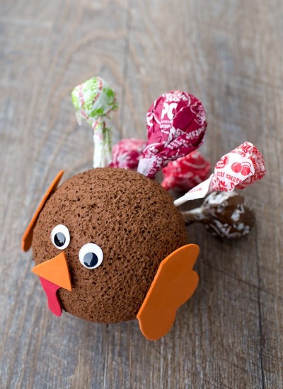Easy Lollipop Turkey Craft