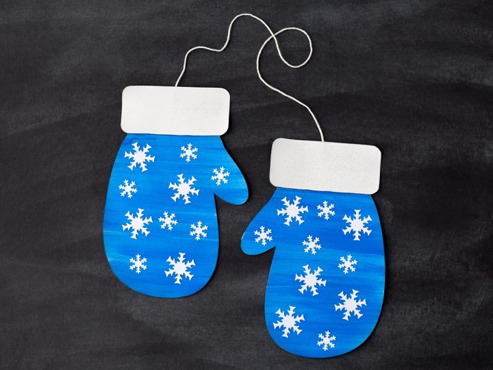 Easy Mitten Craft for Kids