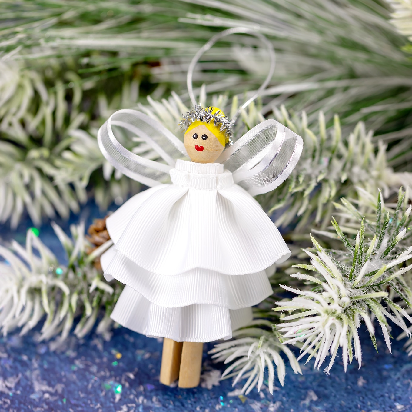 How To Make A Christmas Angel Ornament Fireflies And Mud Pies