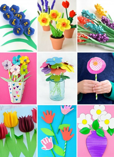 Easy and Fun Flower Crafts for Kids