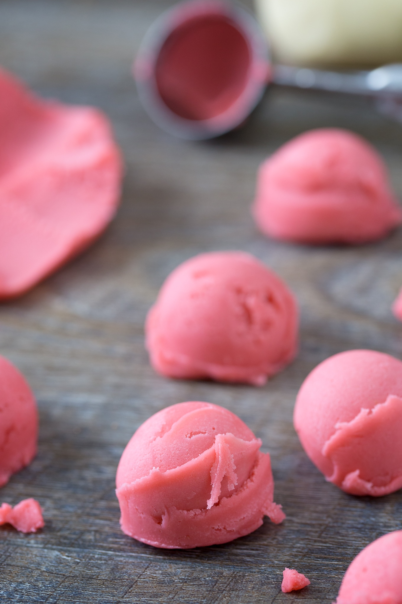 Candy Cane Cookie Dough