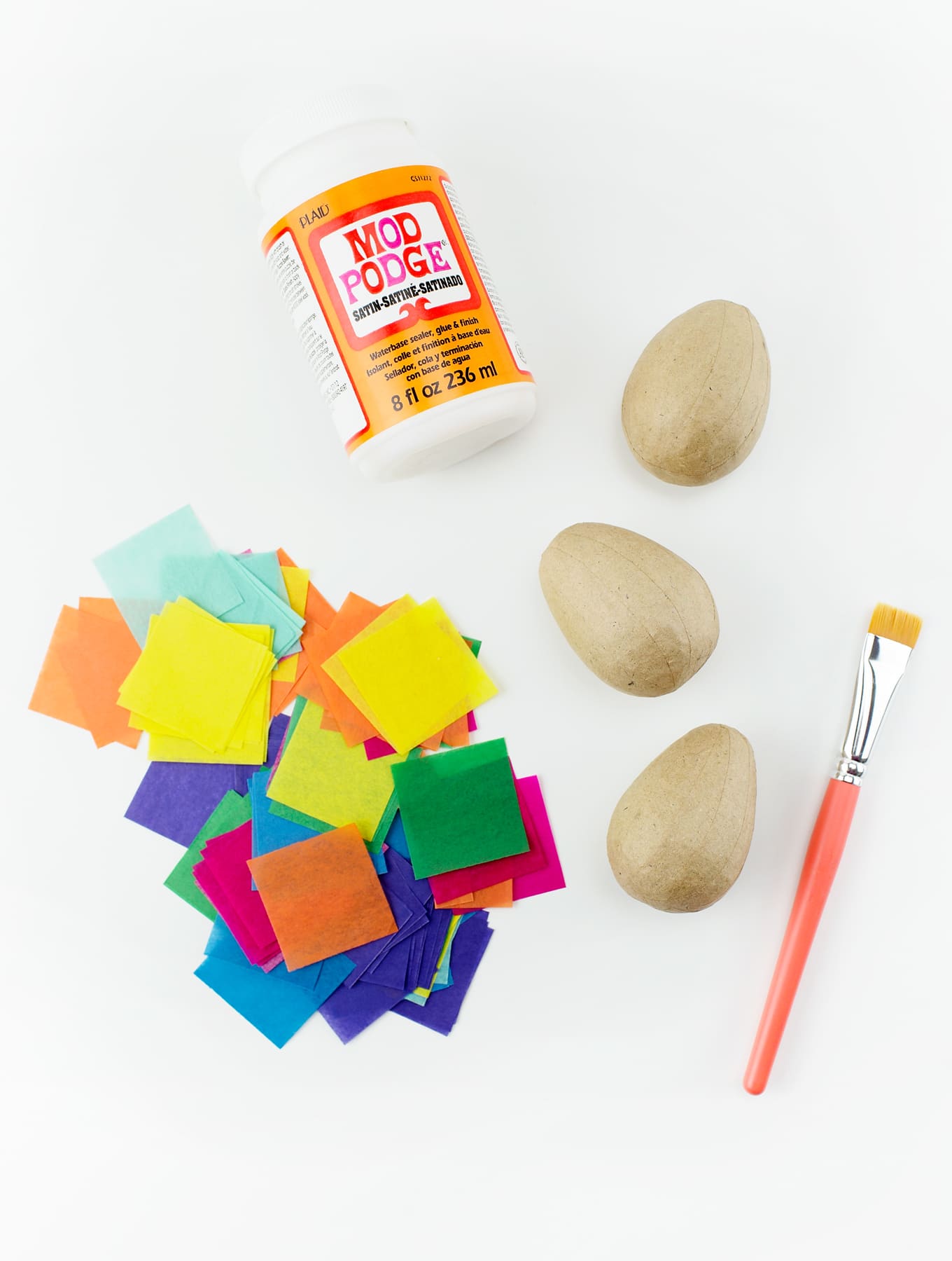 Easy and Fun Tissue Paper Eggs  Easy and Fun Tissue Paper Eggs