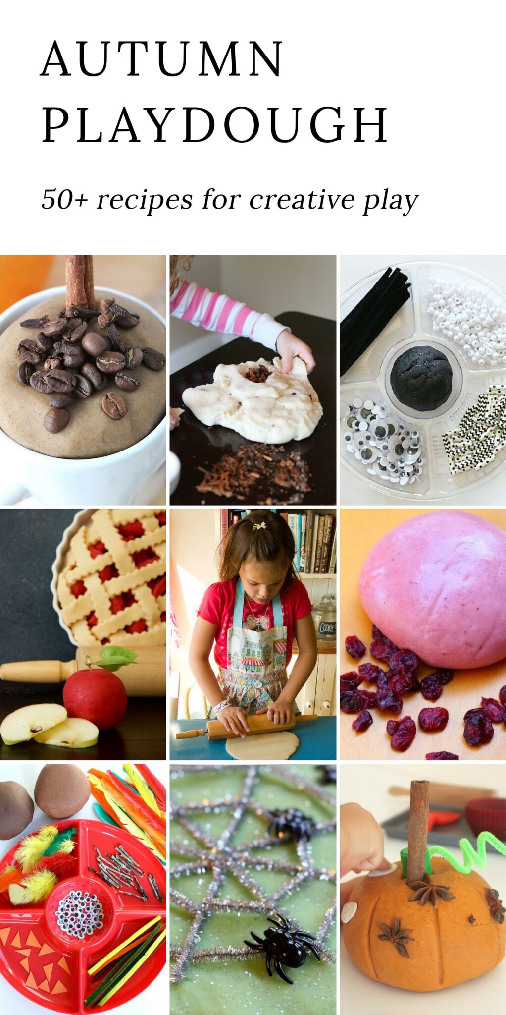 Discover 50 autumn playdough recipes for kids, perfect for home, school, or daycare!