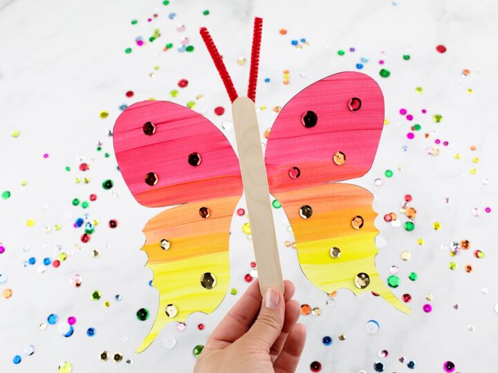 Flapping Butterfly Craft