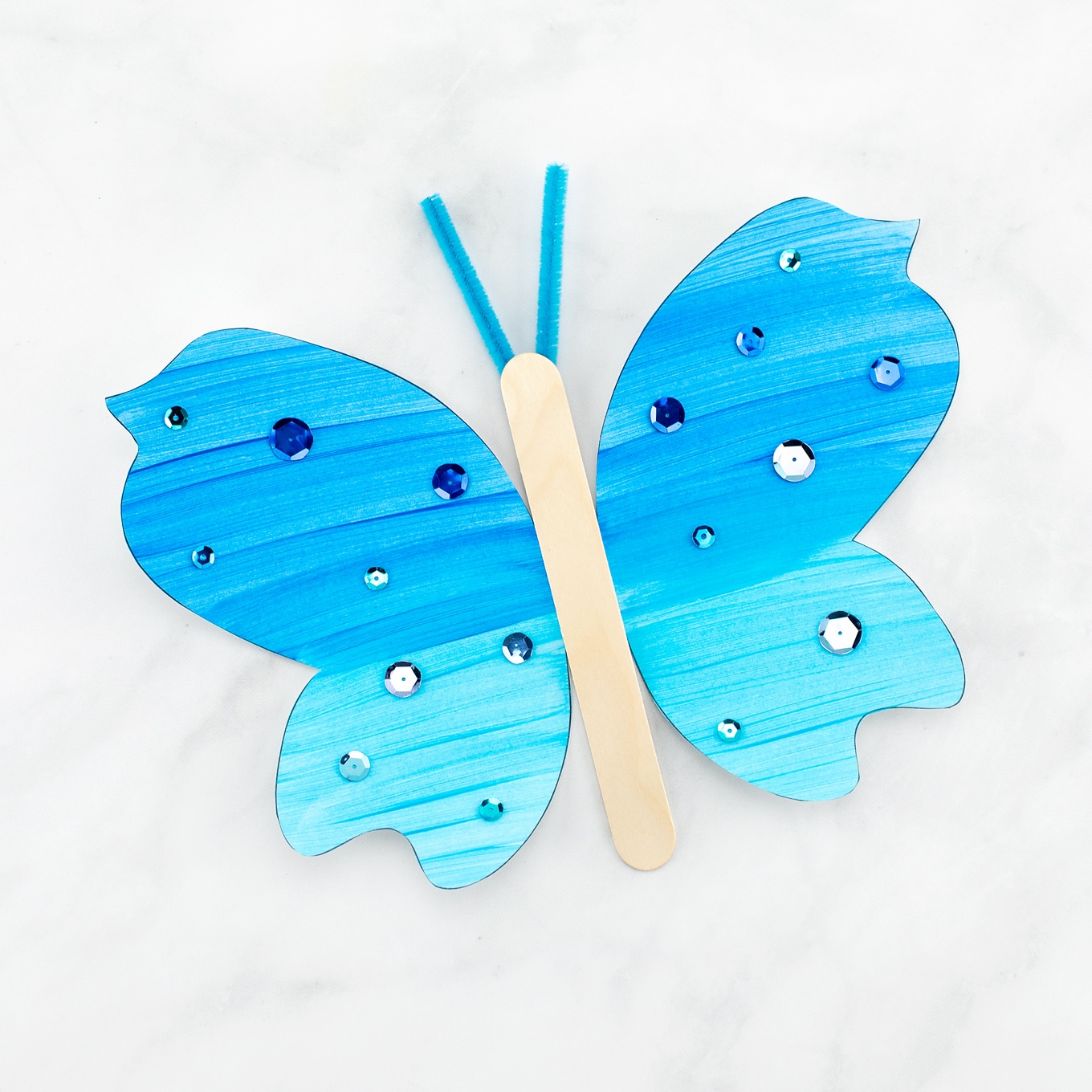 Fluttering Butterfly Craft For Kids